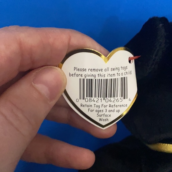 TY Beanie Bear End Bear 1999 ExcellentCondition NWTS Tag Is Bent - Picture 7 of 9